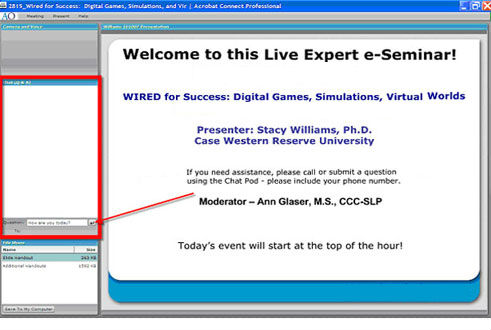 Example of Recorded Course Playback Features